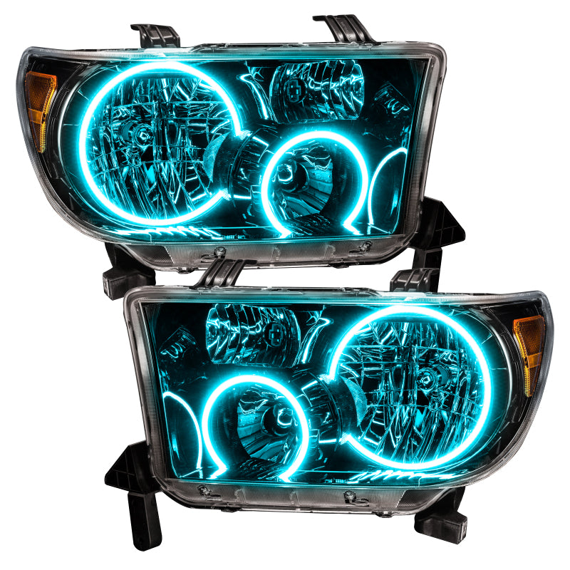 ORACLE Lighting Oracle 07-11 Toyota Tundra Pre-Assembled Headlights - Black Housing - ColorSHIFT w/ BC1 Controller 7119-335 7119-335 Photo - out of package