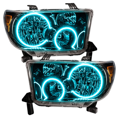 ORACLE Lighting Oracle 07-11 Toyota Tundra Pre-Assembled Headlights - Black Housing - ColorSHIFT w/ BC1 Controller 7119-335 7119-335 Photo - out of package