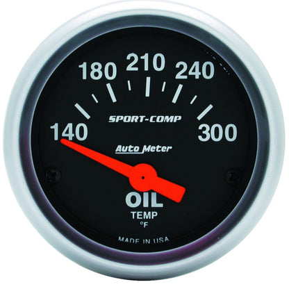 Autometer t Comp 3348 2" Oil Temp 140-300F Gauge 3348 Photo - Primary