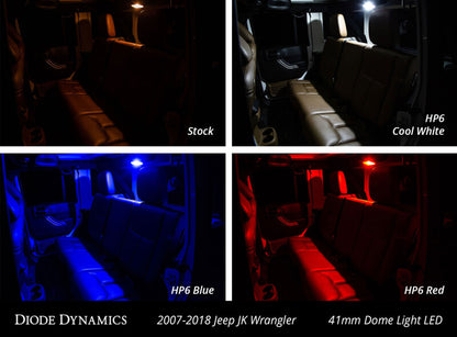 Diode Dynamics Wrangler JK 4dr Interior Kit Stage 2 - Cool - White DD0364 DD0364 User 4