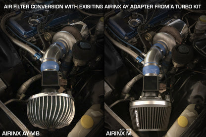 GReddy Spl.: GReddy A/F-type Airinx M 172 Air Filter, Baseplate & Adapters