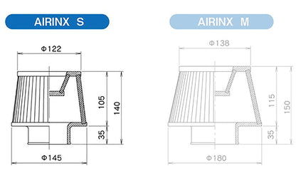 GReddy Airinx S General Purpose Universal Air Filter (sm)