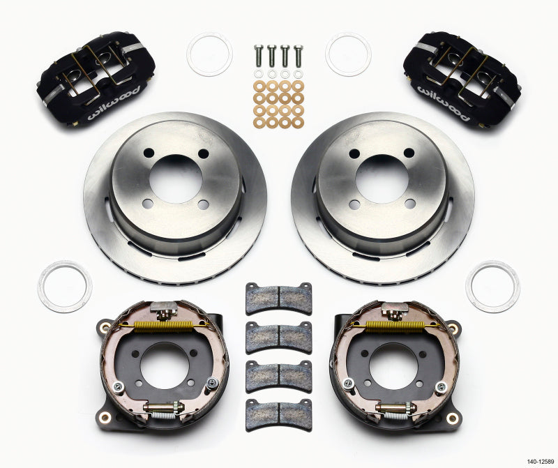 Wilwood FDP-LP 11.00" P-Brake Kit, Ford 7.5" Rear, 2.80 Offset - 4-Lug 140-12589 Photo - Primary