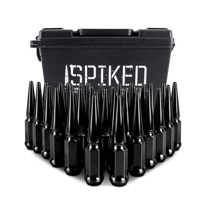 Mishimoto Mishimoto Steel Spiked Lug Nuts M14 x 1.5 32pc Set Black MMLG-SP1415-32BK MMLG-SP1415-32BK User 1