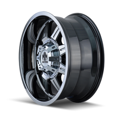 Mayhem 8100 Monstir 20x9 / 6x135 BP / 0mm Offset / 106mm Hub Chrome Wheel 8100-2937C 8100-2937C Photo - Primary