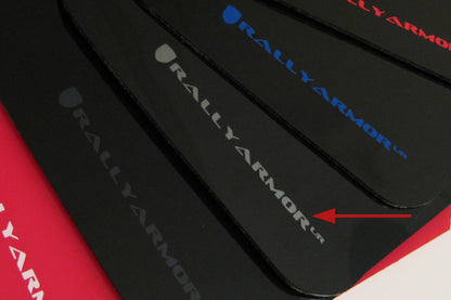 Rally Armor 02-07 UR Rally Mud flap Silver logo MF1-UR-BLK/SIL User 1