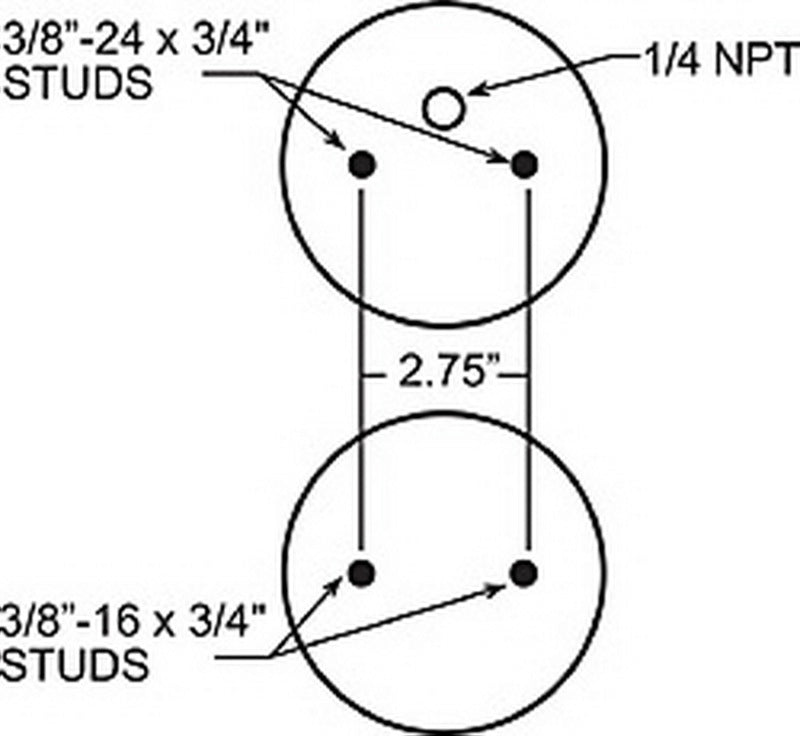 Firestone Ride-Rite Replacement Air Spring Bellow (Rear) 26C (W217607325) 7325 7325 Technical Bulletin