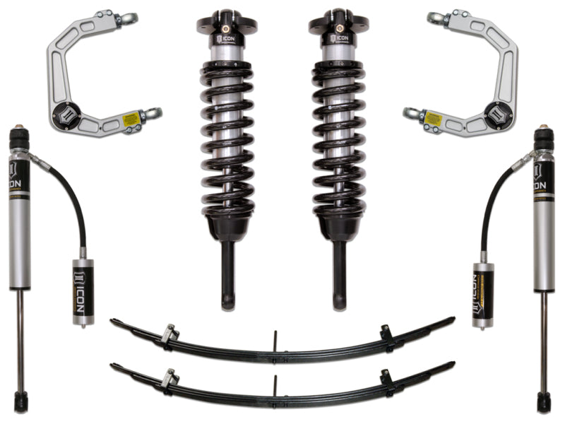 ICON 05-15 Toyota Tacoma 0-3.5in/2016+ Toyota Tacoma 0-2.75in Stg 3 Suspension System w/Billet Uca K53003 K53003 Photo - Primary