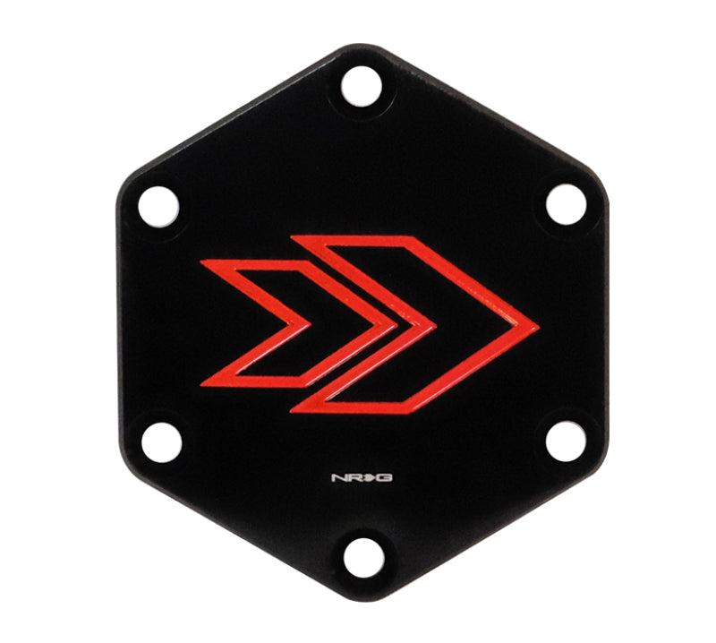 NRG Arrow engraved Horn Delete Button-RED STR-620RD Photo - Primary