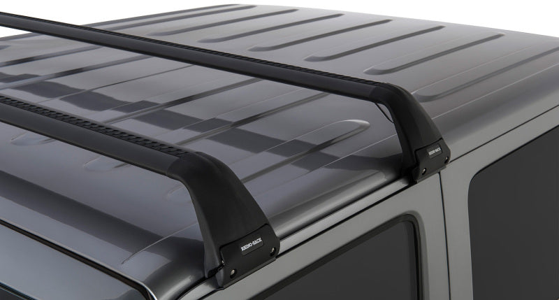 Rhino-Rack 07-22 Jeep Wrangler JK/JL 2 Door Hard Top Vortex SG 2 Bar Roof Rack - Black SG60 SG60 Photo - Primary