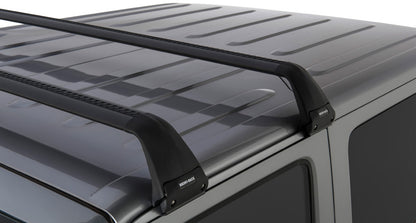 Rhino-Rack 07-22 Jeep Wrangler JK/JL 2 Door Hard Top Vortex SG 2 Bar Roof Rack - Black SG60 SG60 Photo - Primary