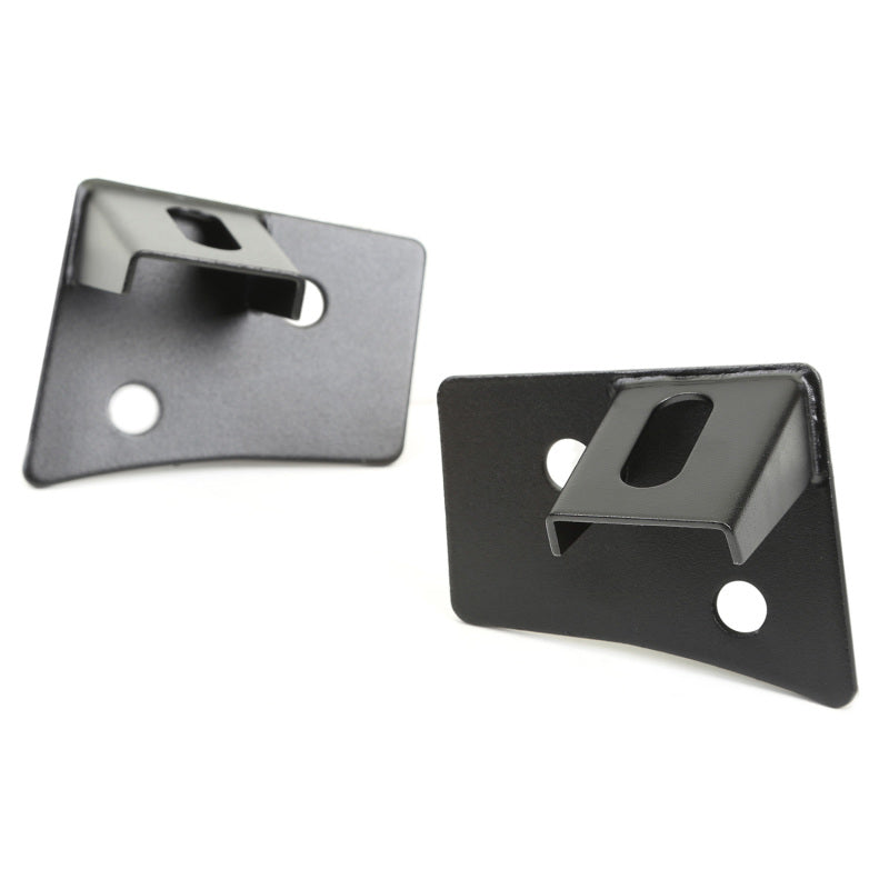 Rugged Ridge Light Mount Bracket Kit,Windshield,Textured Black;07-18 Wrangler JK 11027.04 Photo - Primary
