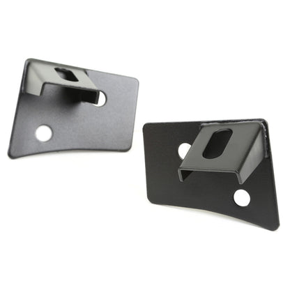 Rugged Ridge Light Mount Bracket Kit,Windshield,Textured Black;07-18 Wrangler JK 11027.04 Photo - Primary