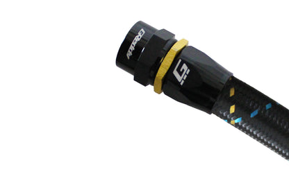 GReddy 16 AN Swivel Hose End(s) - Black / Gold anodized