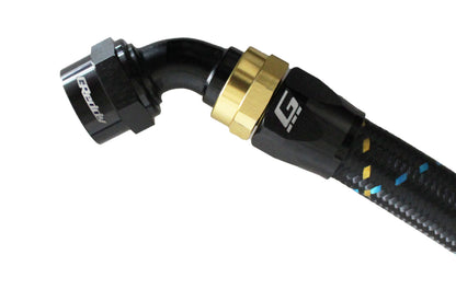 GReddy 60 DEG. AN HOSE END(s) - BLACK/GOLD - (12800460 12800660 12800860 12801060 12801260 ) 12801660