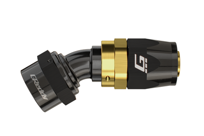 GReddy 16 AN Swivel Hose End(s) - Black / Gold anodized