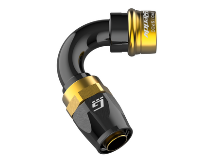 GReddy PRO/SPEC -16 Quick-Release Swivel Hose End(s) - Black / Gold anodized