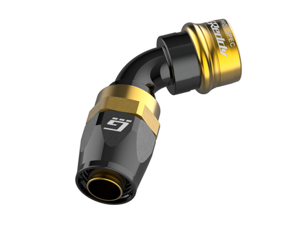 GReddy PRO/SPEC -12 Quick-Release Swivel Hose End(s) - Black / Gold anodized