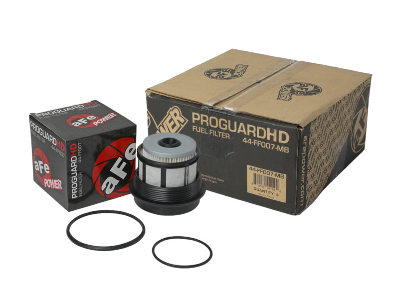 aFe Pro GUARD D2 Fuel Filter (4 Pack) Ford Diesel Trucks 99-03 V8-7.3L 44-FF007-MB Photo - Primary