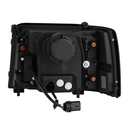 AlphaRex 92-96 Ford F-Series/Bronco LUXX-Series Proj Headlights Blk w/Actv Light SeqSig & SBDRL 880268 880268 User 1