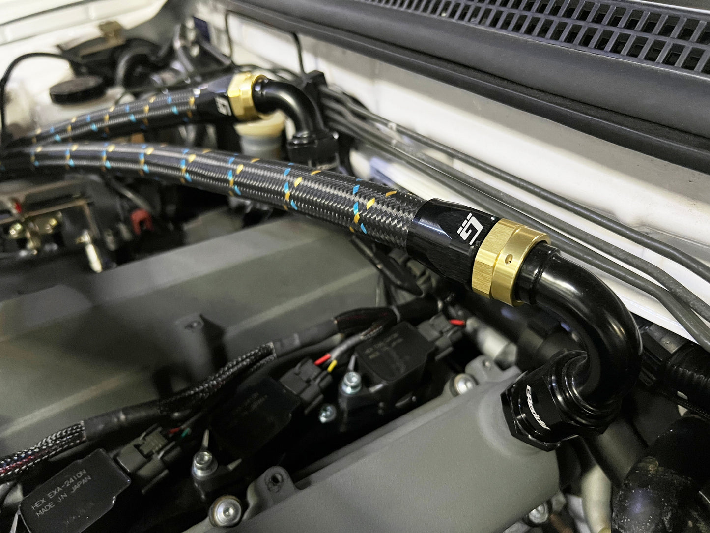 GReddy 60 DEG. AN HOSE END(s) - BLACK/GOLD - (12800460 12800660 12800860 12801060 12801260 ) 12801660