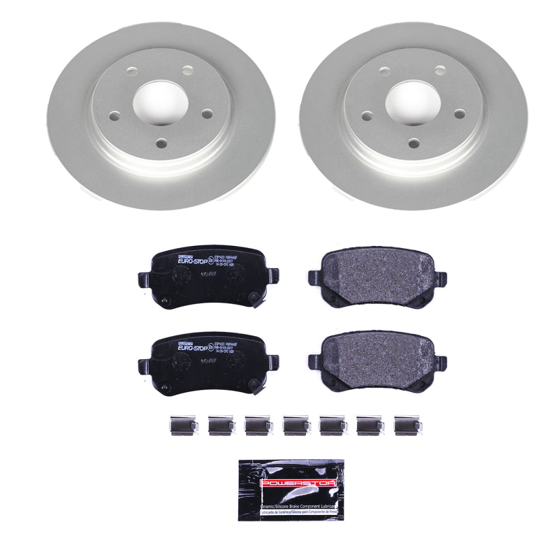 PowerStop Power Stop 08-12 Chrysler Town & Country Rear Euro-Stop Brake Kit ESK4569 ESK4569 Photo - Primary
