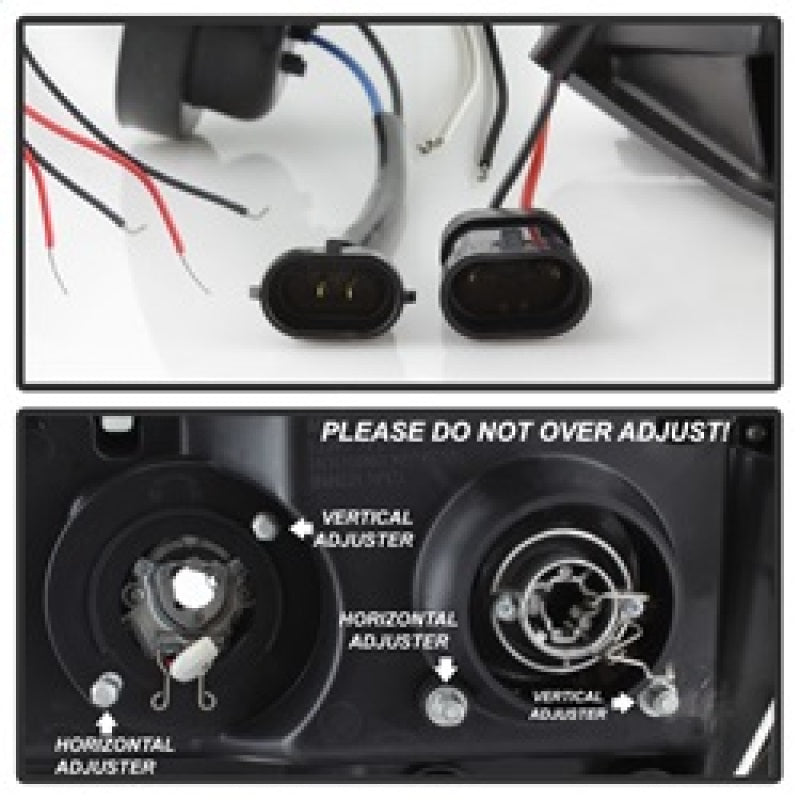 Spyder GMC Sierra 1500/GMC Sierra Denali 08-13 Projector LED Halo- LED Blk PRO-YD-GS07-HL-BK 5010605 5010605 Photo - Unmounted