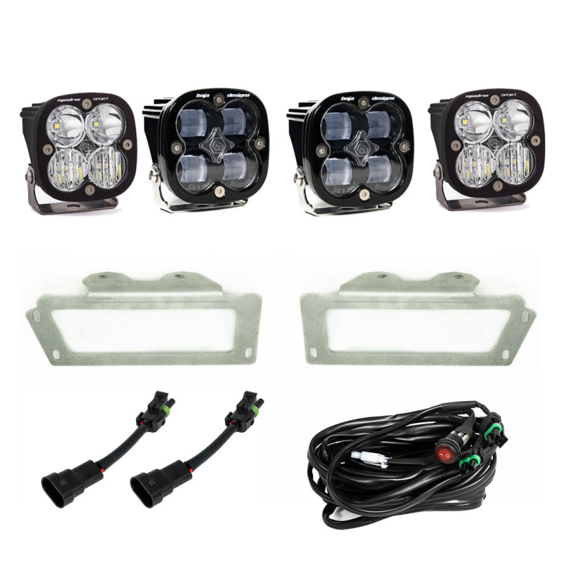 Baja Designs Dodge/Ram Squadron SAE Fog Pocket Light Kit - Dodge 2009-10 Ram 1500; Ram 2011-12 1500; 2010-18 2500/3500 447619 447619 User 1