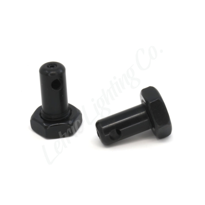 Letric Lighting Front Mirror Stem Mount for 45-Caliber MINI LEDs - Black Phosphate LLC-45C-FMB LLC-45C-FMB Photo - Primary