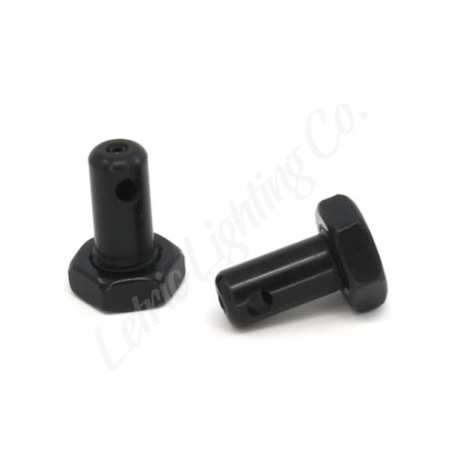 Letric Lighting Front Mirror Stem Mount for 45-Caliber MINI LEDs - Black Phosphate LLC-45C-FMB LLC-45C-FMB Photo - Primary