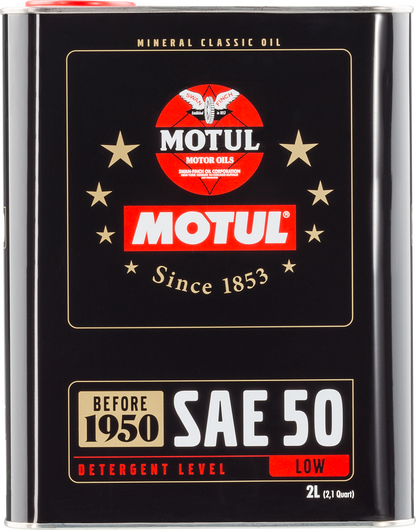 Motul Classic SAE 50 Oil - 2L 104510 104510 Photo - Primary