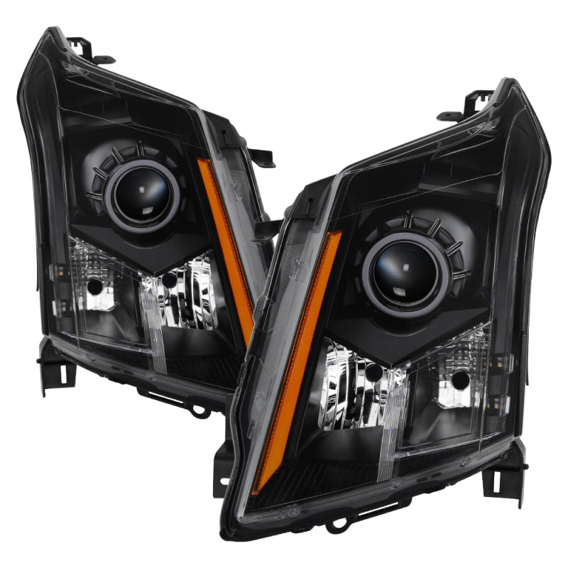 SPYDER xTune Cadillac SRX 10-14 OE Style Halogen Headlights - Black HD-JH-CSRX11-AM-BK 9938917 9938917 Photo - Primary