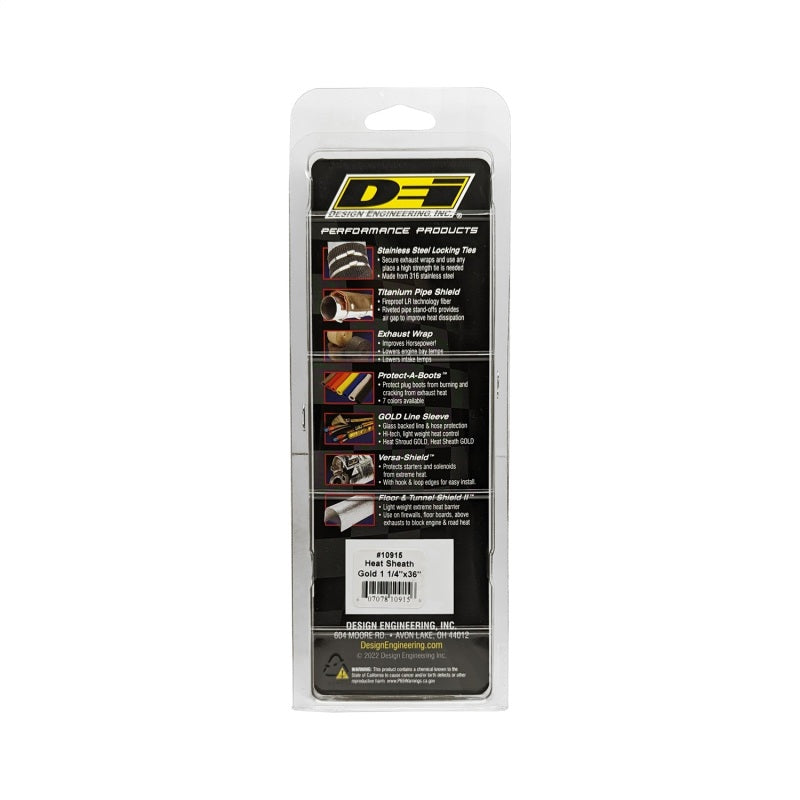 DEI Heat Sheath GOLD 1-1/4in x 36in 10915 10915 Photo - Unmounted