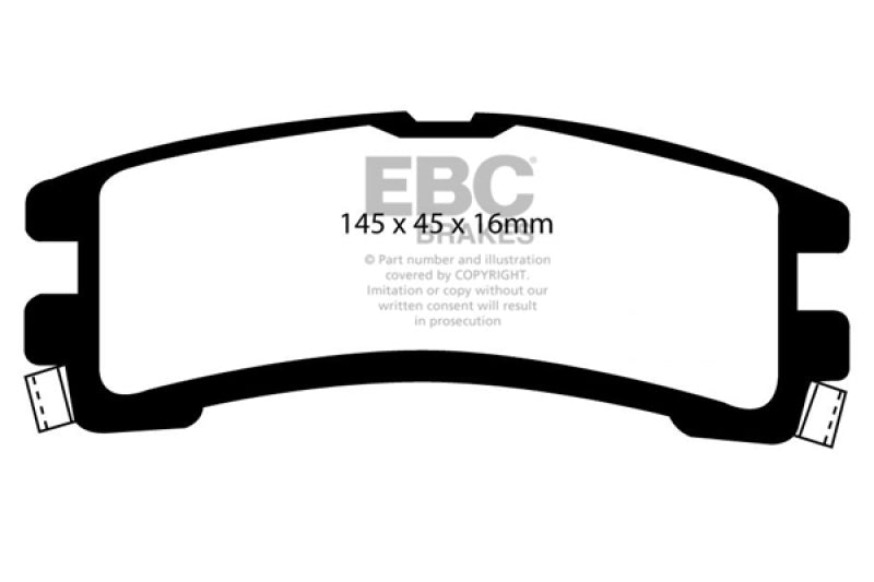 EBC Disc Brake Pad Set UD401 Photo - Primary