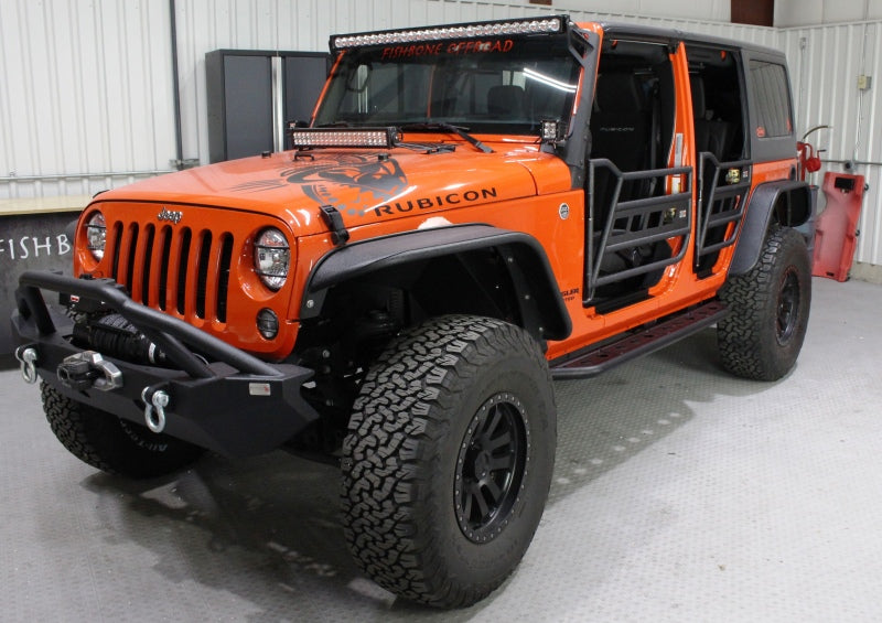 Fishbone Offroad 07-18 Jeep Wrangler JK 4 Door Front/Rear Tube Doors FB24022 FB24022 Photo - lifestyle view
