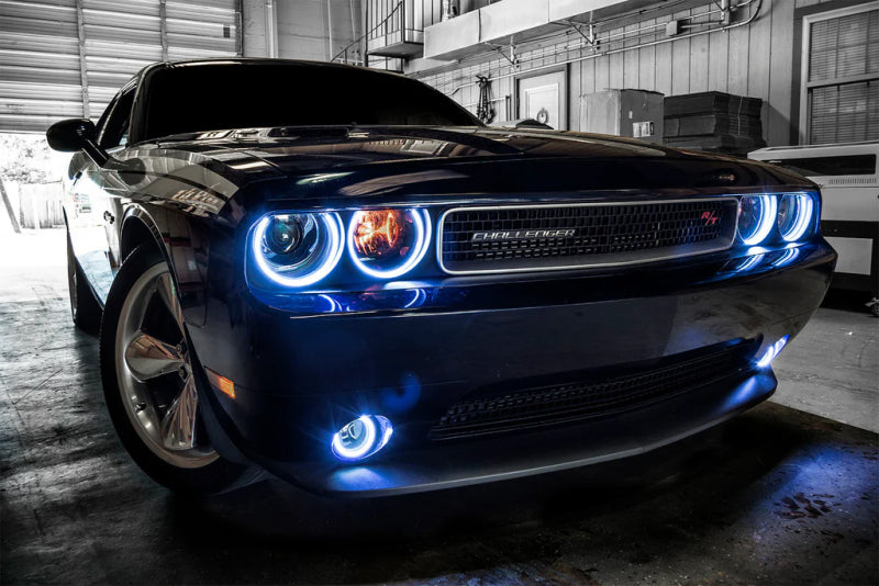 ORACLE Lighting Oracle Dodge Challenger 08-14 LED Waterproof Halo Kit - White 1292-001 1292-001 Photo - Mounted
