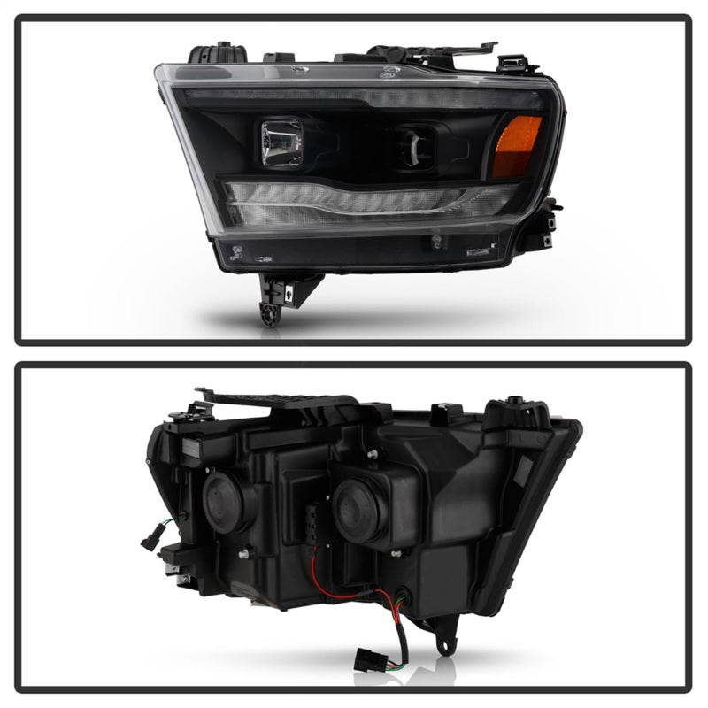 Spyder Dodge Ram 19-20 Halogen Model Projector Headlights Chrome PRO-YD-DR19HALSI-SEQ-BK 5087393 5087393 Photo - Unmounted