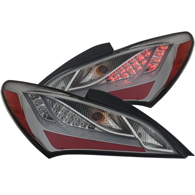 Anzo 2010-2013 Hyundai Genesis LED Taillights Smoke 321332 Photo - Primary