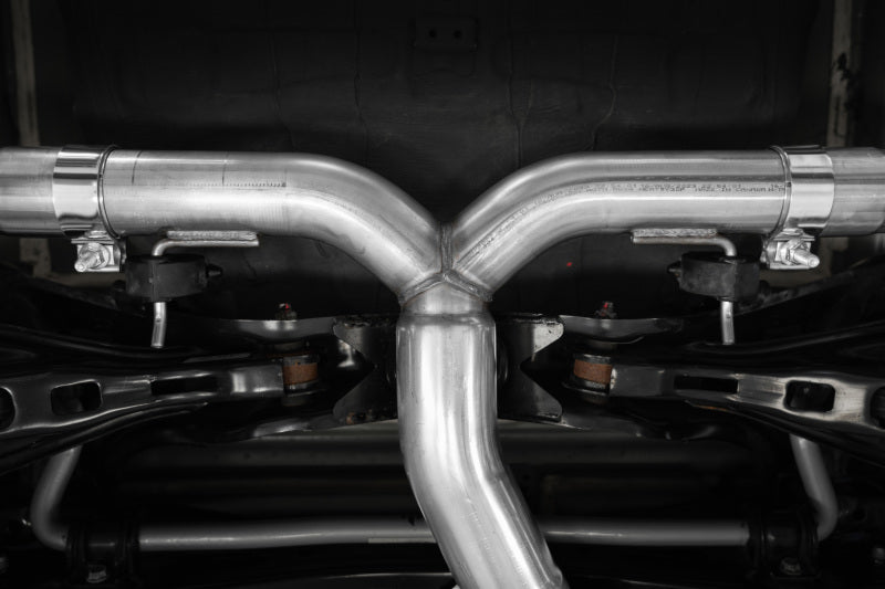 MBRP 22-24 Honda Civic SI 1.5L T304 SS 3in Cat-Back Exhaust 2.5in Dual Split Rear w/ CF Tips S49033CF S49033CF Photo - Close Up