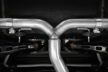 MBRP 22-24 Honda Civic SI 1.5L T304 SS 3in Cat-Back Exhaust 2.5in Dual Split Rear w/ CF Tips S49033CF S49033CF Photo - Close Up