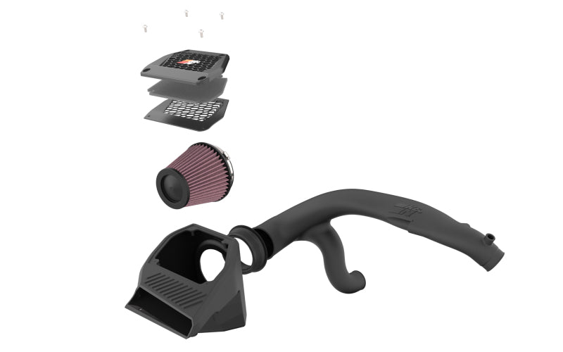 K&N Engineering K&N 2023 Ford Bronco Raptor V6 3.0L F/I 63 Series Aircharger Performance Air Intake System 63-2625 63-2625 Photo - out of package