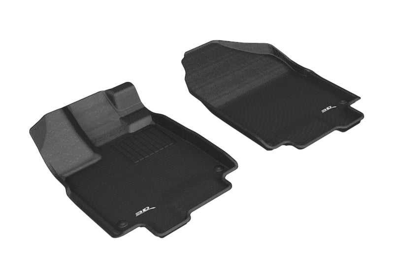 3D MAXpider 2018-2020 Honda Odyssey Kagu 1st Row Floormat - Black L1HD09111509 L1HD09111509 Photo - Primary