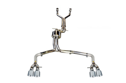 AWE Tuning Audi C7 / C7.5 S6 4.0T Track Edition Exhaust - Chrome Silver Tips 3020-42042 3020-42042 Photo - Primary