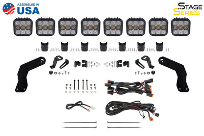 Diode Dynamics 17-24 Can-Am Maverick X3 SS5 Pro CrossLink Roof Lightbar Kit - White Combo DD7892 DD7892 User 7