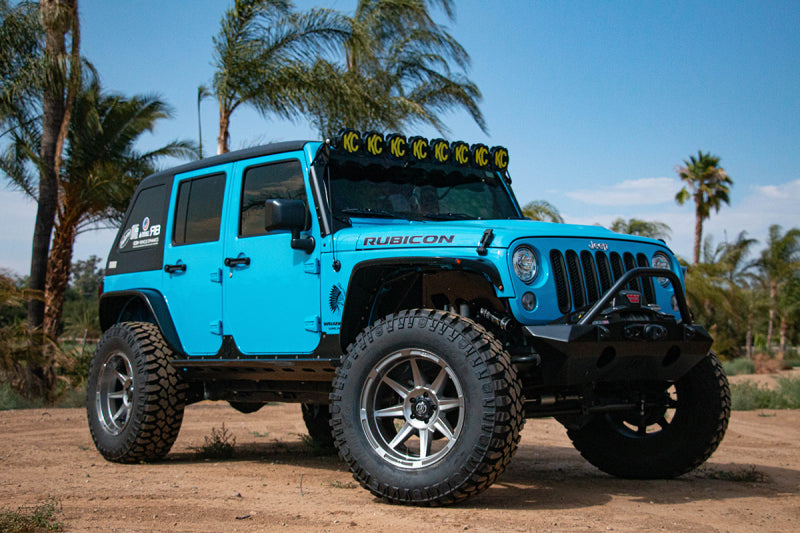 ICON 07-18 Jeep Wrangler JK Pro Series Front Bumper Rec Winch Mount w/Bar/Tabs 25215 25215 Photo - lifestyle view