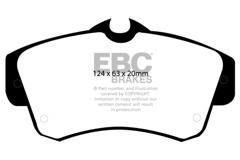 EBC Disc Brake Pad Set DP21357 Photo - Primary