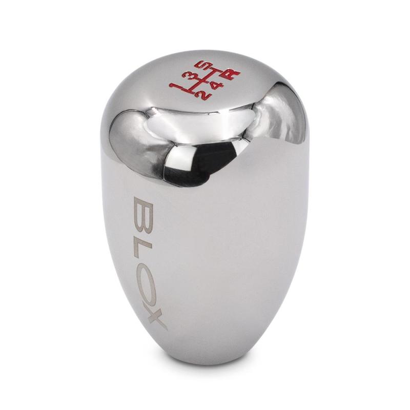 BLOX Racing Limited Series 5-Speed Billet Shift Knob Chrome Finish - M10X1.5 BXAC-00233-CM BXAC-00233-CM Photo - Primary