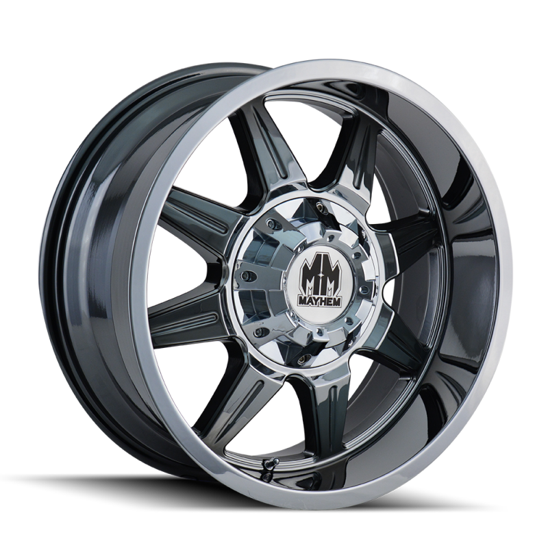 Mayhem 8100 Monstir 20x10 / 6x135 BP / -12mm Offset / 106mm Hub Chrome Wheel 8100-2137C 8100-2137C Photo - Primary