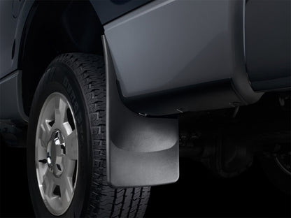WeatherTech 2015 Ford F-150 w/o Wheel Lip Module No Drill Rear Mudflaps 120050 Photo - Primary