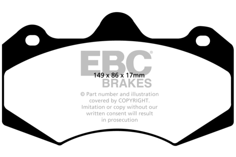 EBC Disc Brake Pad Set DP3042C Photo - Primary